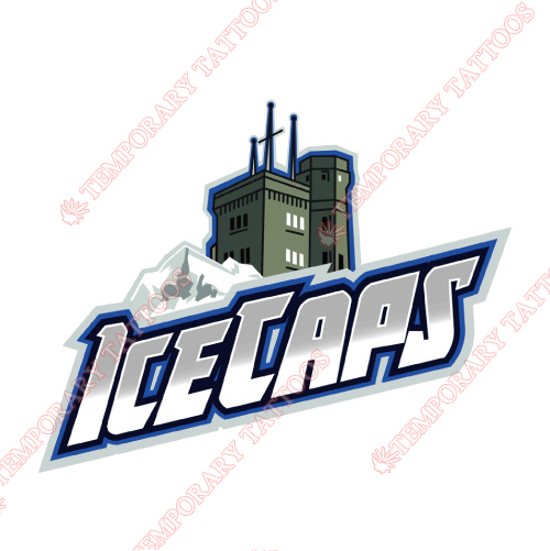 St Johns IceCaps Customize Temporary Tattoos Stickers NO.9152
